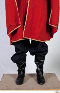  Photos Medieval Knight in cloth suit 3 Medieval clothing Medieval knight high leather shoes red suit 0001.jpg